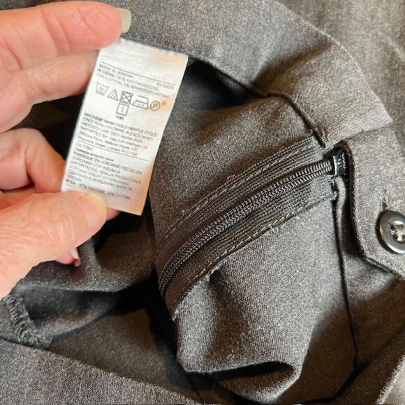 Banana Republic Women's Stretch Trousers Dark Charcoal Gray Size 2 - Picture 9 of 10